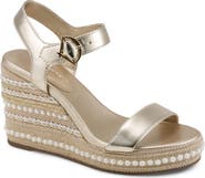 KARL LAGERFELD PARIS Calzona Espadrille Wedge Sandal