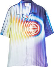 Casablanca Shockwave Silk Camp Shirt