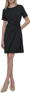 DKNY Faux Wrap Dress