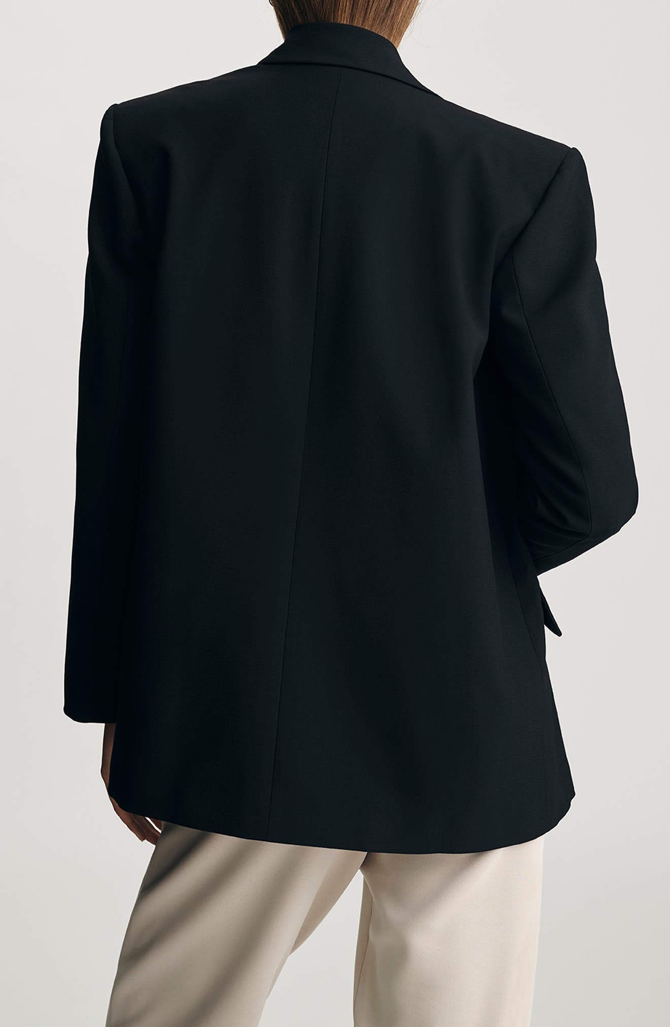 One-Button Stretch Blazer - image 2