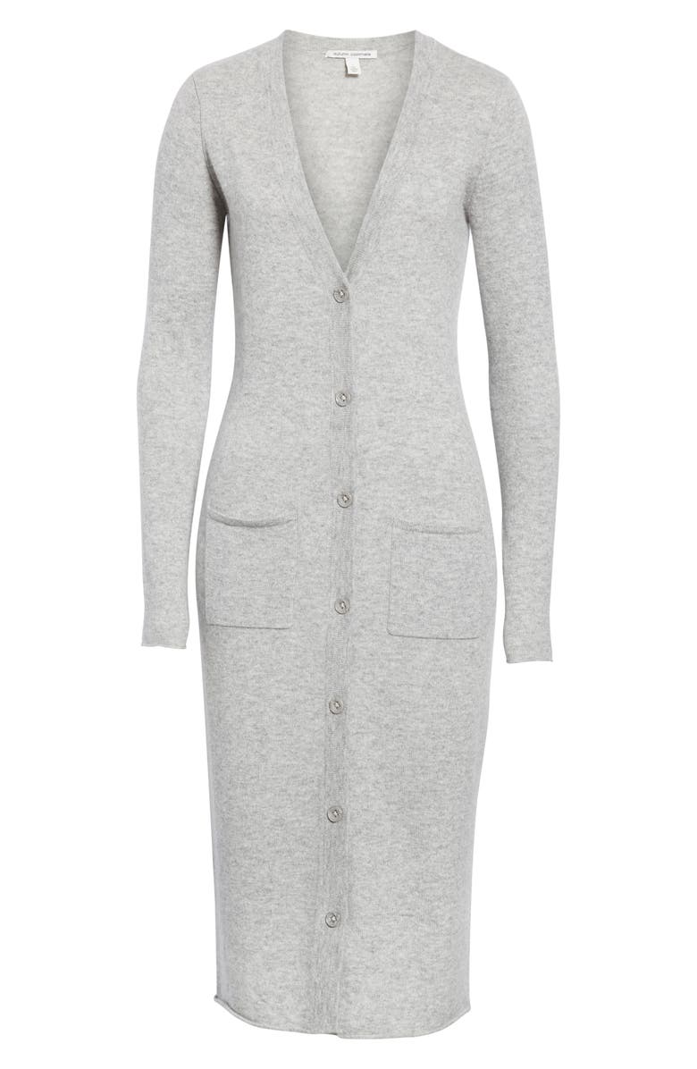 autumn cashmere Long Cashmere Cardigan, Alternate, color, 