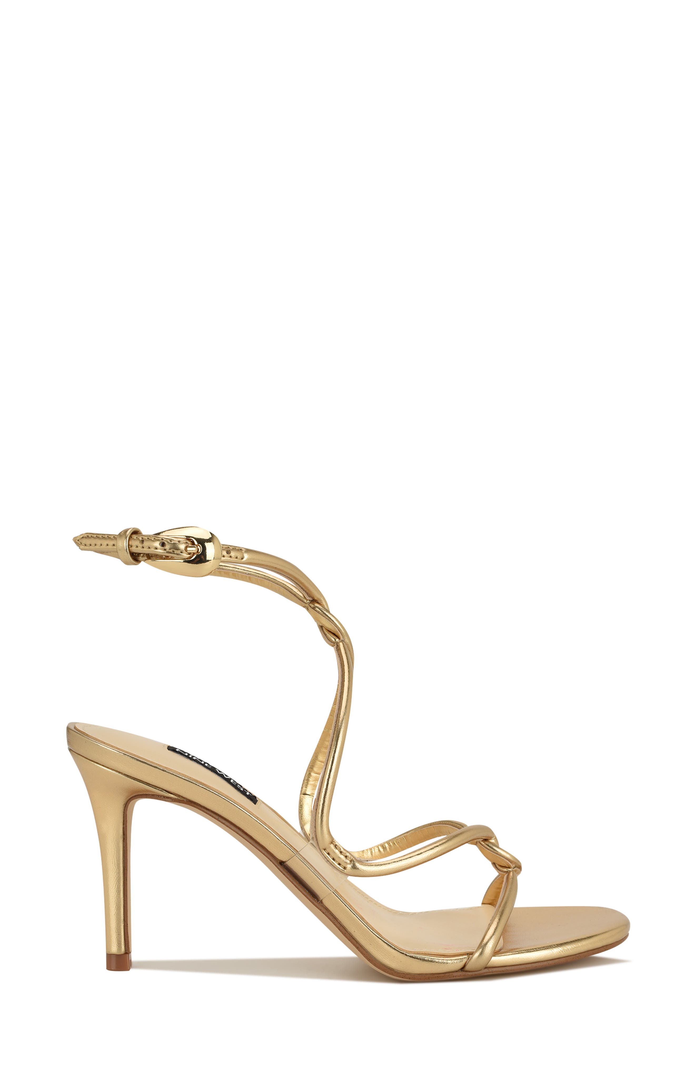 Emerila Ankle Strap Sandal, Alternate, color, GOLD