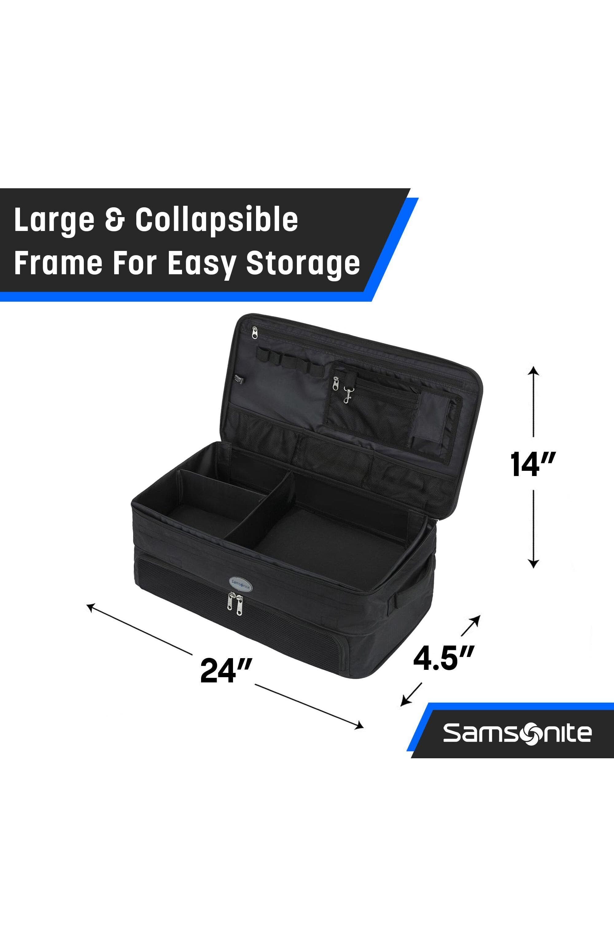 Samsonite Golf Trunk Organizer, Alternate, color, Black/Blue