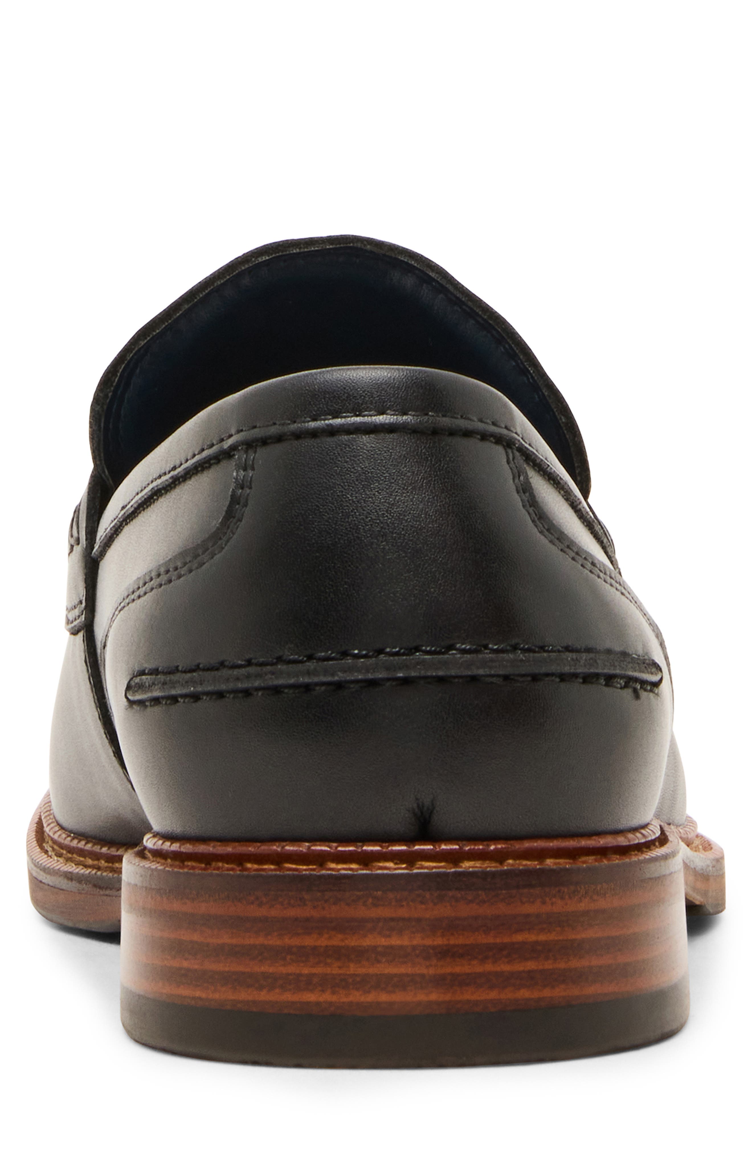 Eastin Leather Penny Loafer, Alternate, color, BLACK