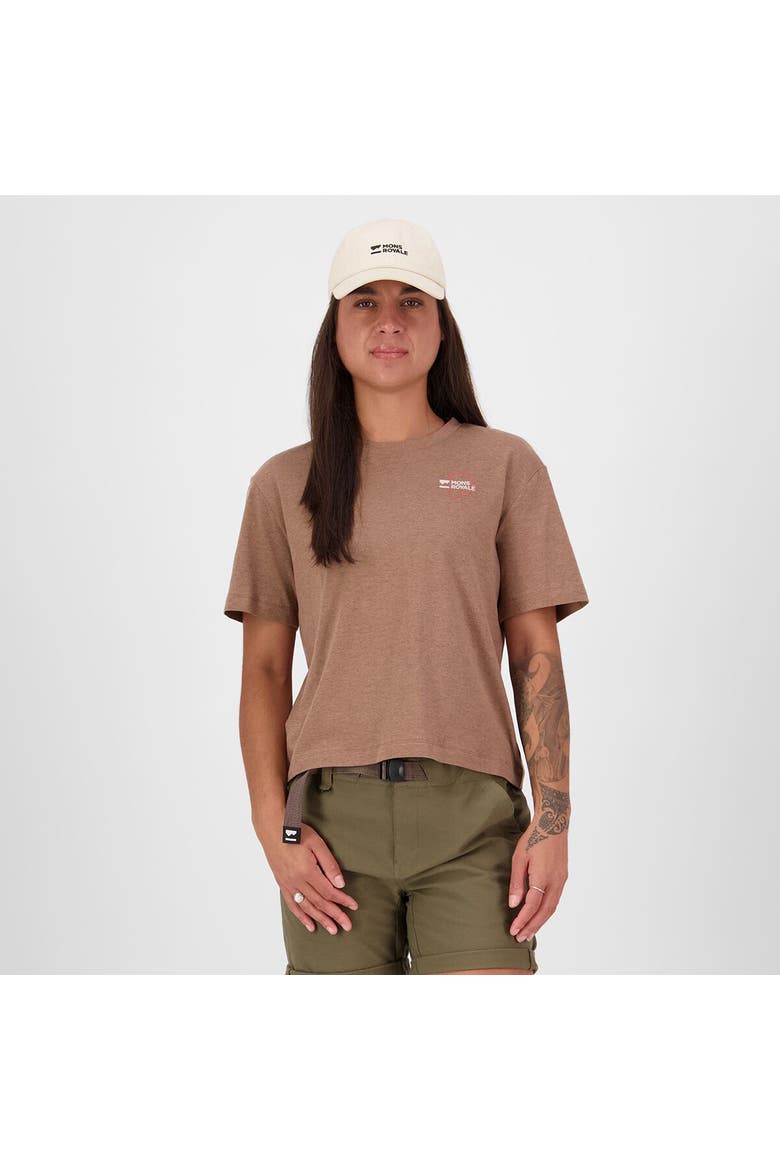Yonder Merino Organic Cotton T-Shirt - Women's, Alternate, color, Mocha