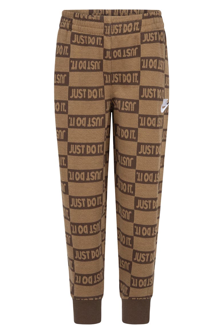 Kids' Textured Club Fleece Joggers, Main, color, FLAX