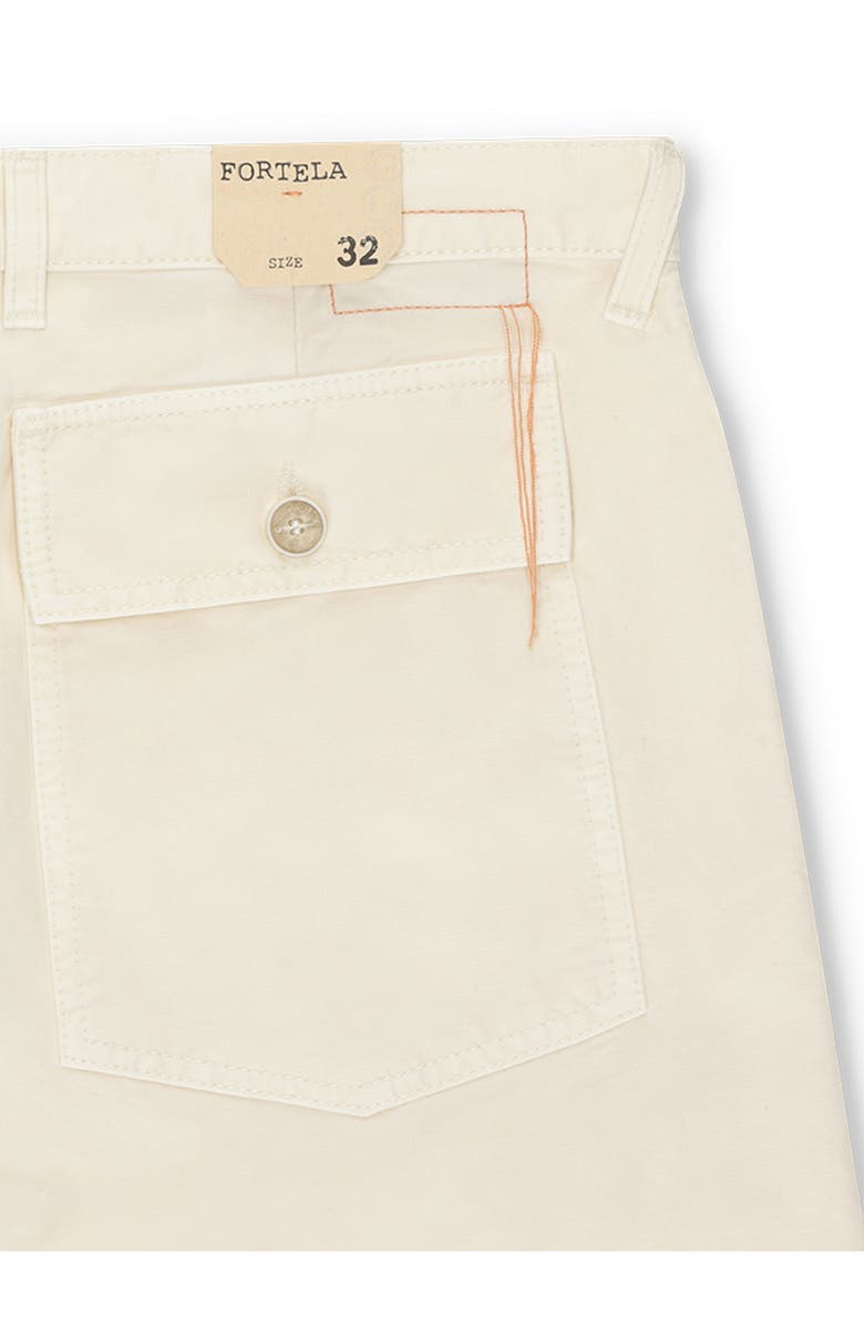 Fortela Rebelt Cotton Pocket Bermuda, Alternate, color, Off White