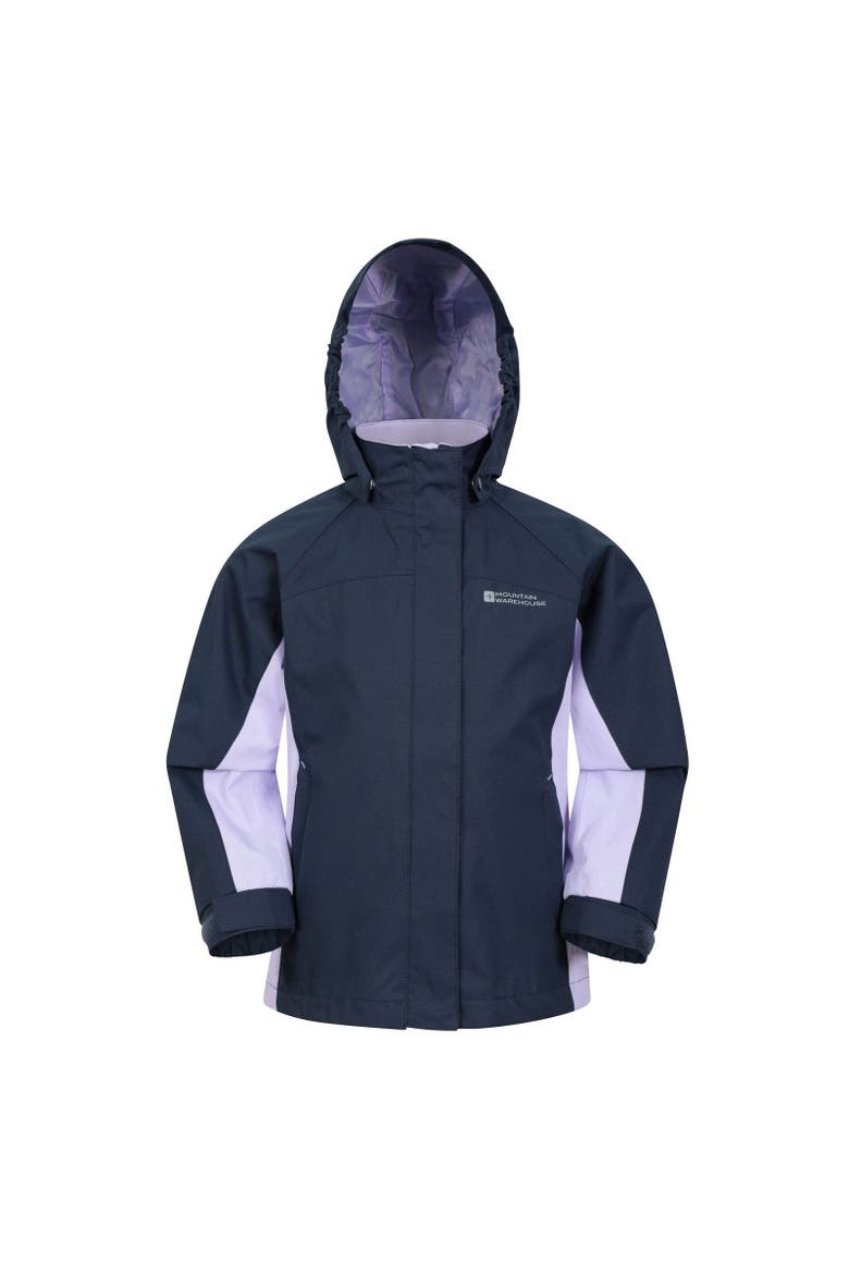 Childrens/Kids Shelly Waterproof Jacket, Main, color, Navy