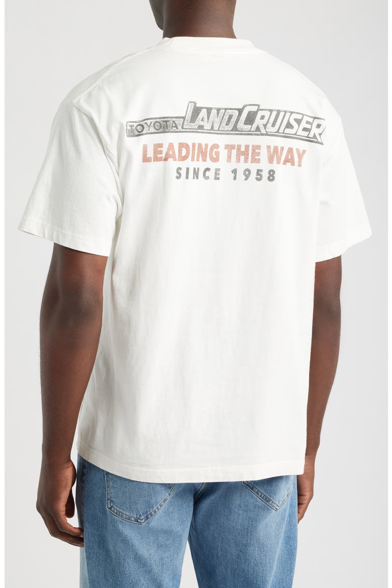 Toyota Land Cruiser Graphic Cotton T-Shirt, Alternate, color, WHITE