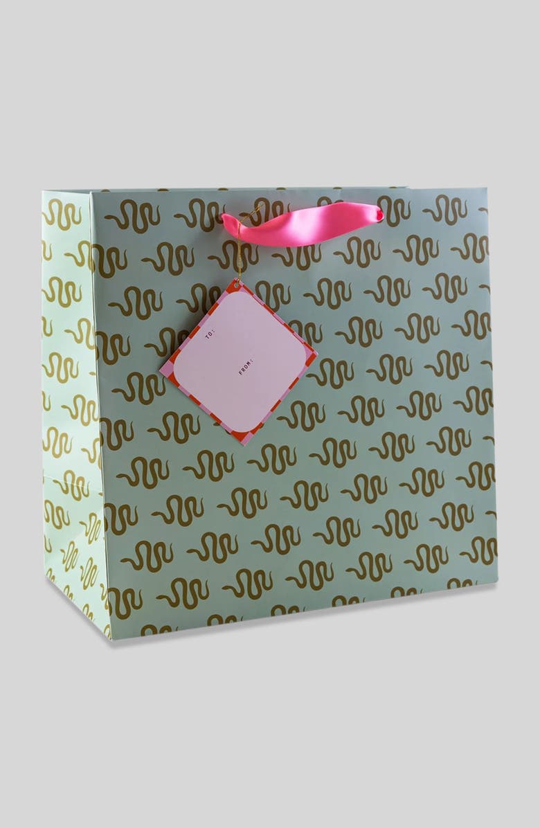 Furbish Large Gift Bag - Snake, Main, color, Sage