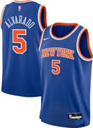 Nike Youth Nike Jose Alvarado Blue New York Knicks Swingman Jersey - Icon Edition