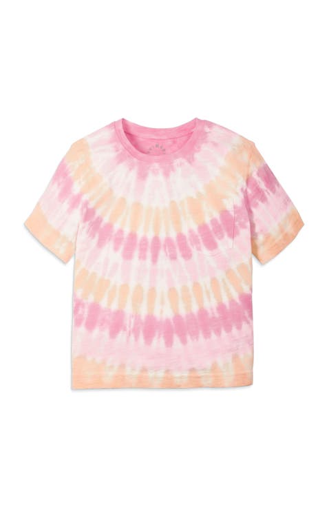 Kids Easy Pocket Tee In Tie Dye (Toddler, Little Kid, Big Kid)