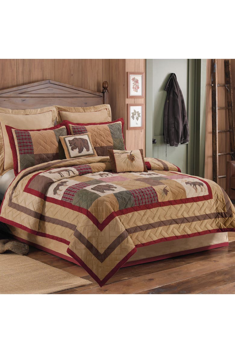 Big Sky Bed Skirt, Alternate, color, Brown