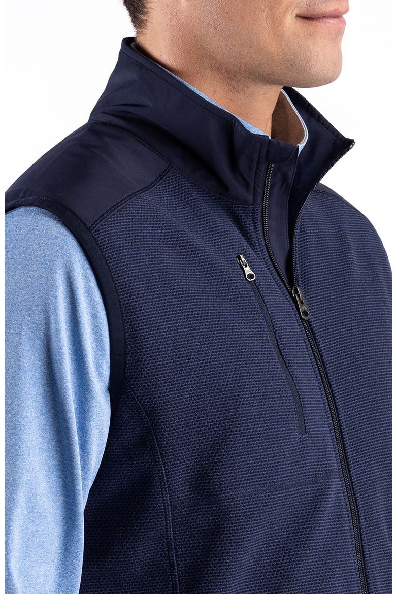 Hunts Point Mixed Media Vest, Alternate, color, NAVY BLUE