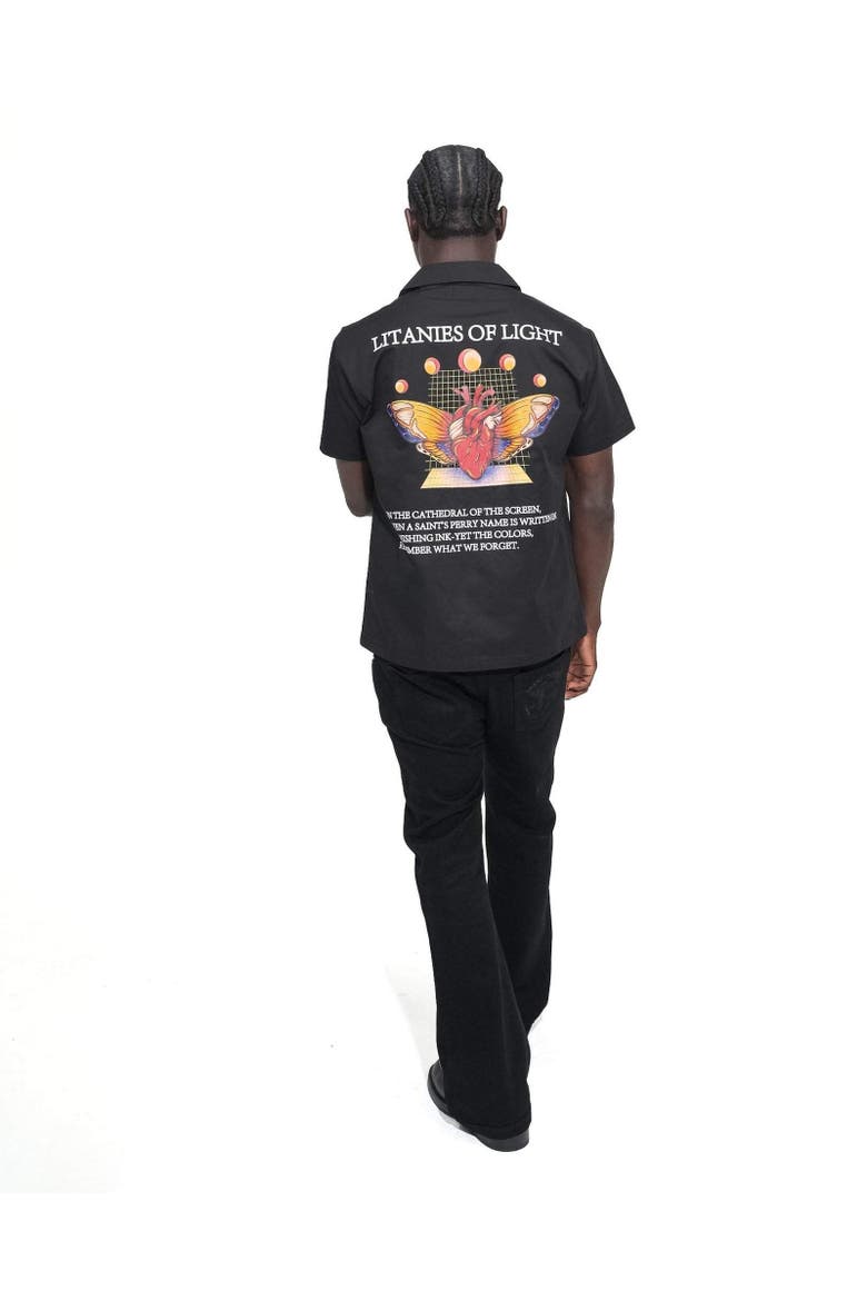 Litanies Of Light T-shirt, Alternate, color, Black