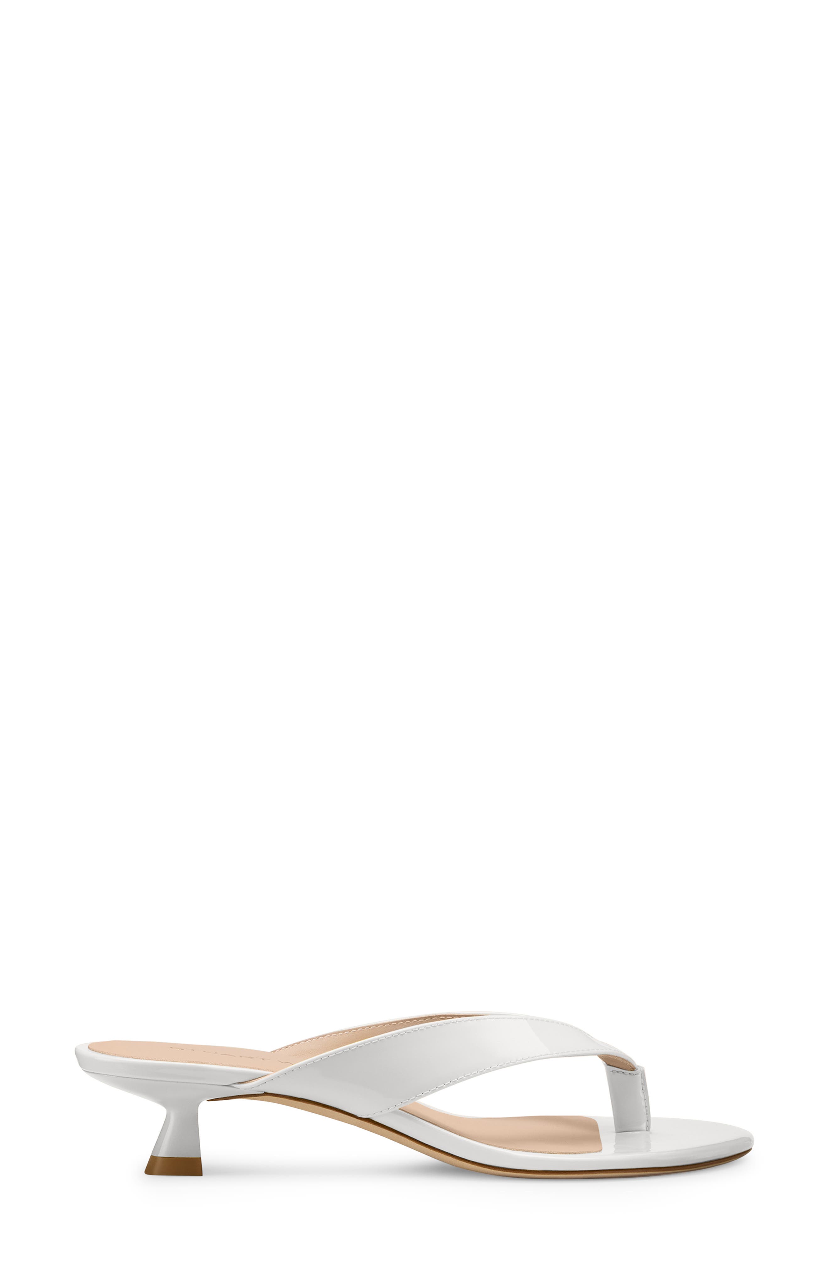Stuart Weitzman Rio Sleek Sandal 35, Alternate, color, Blanco