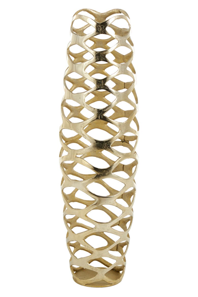 Metal Vase, Main, color, GOLD