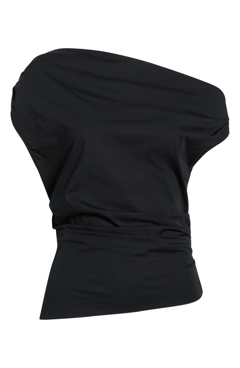 STAUD Phare One-Shoulder Top, Alternate, color, Black