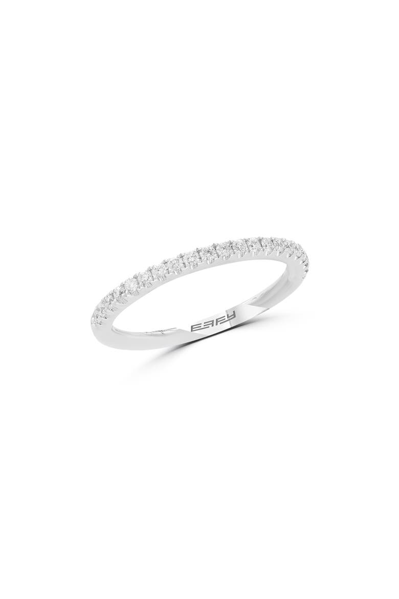 14K White Gold Diamond Stackable Ring - 0.25ct., Main, color, WHITE GOLD