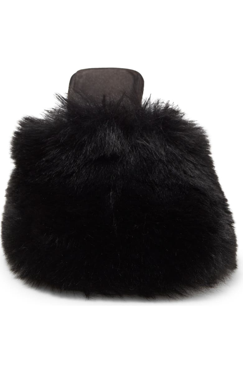 Jeffrey Campbell Binx Faux Fur Sandal, Alternate, color,