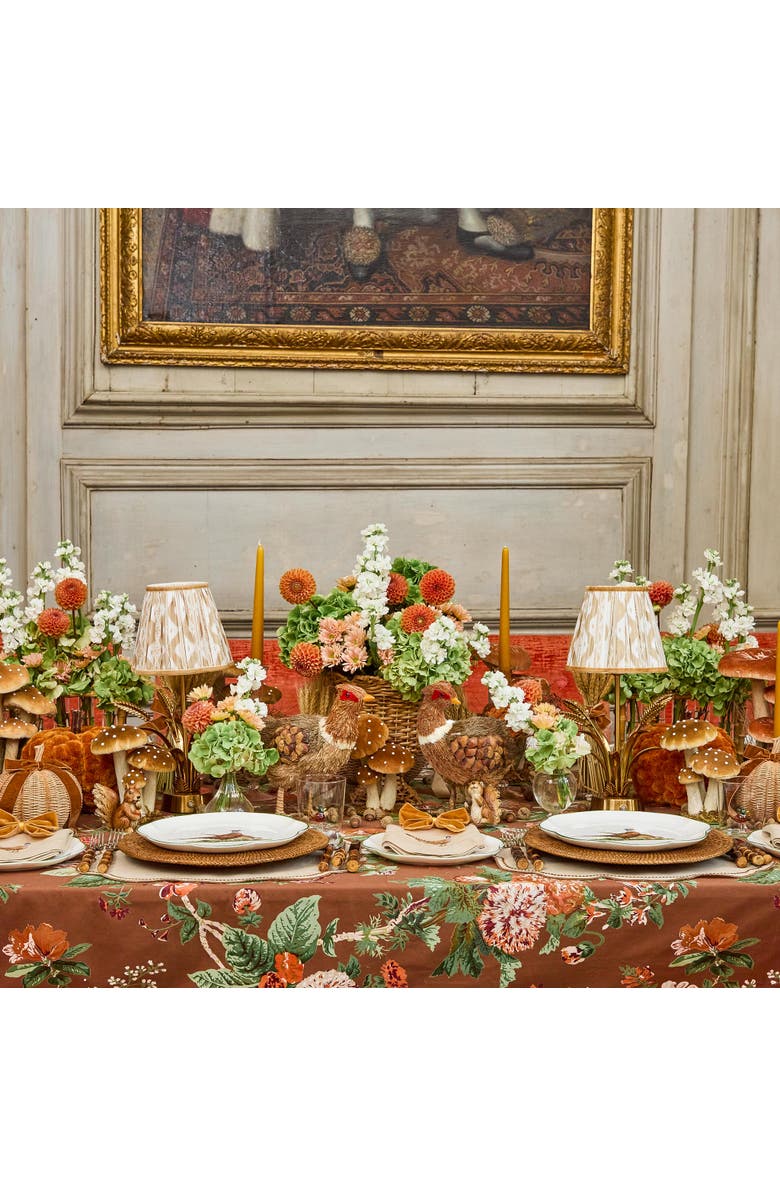 Mrs. Alice Putty Ikat Lampshade, Alternate, color, Neutral