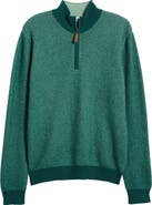 Lorenzo Uomo Merino Wool & Cashmere Bird's Eye Sweater