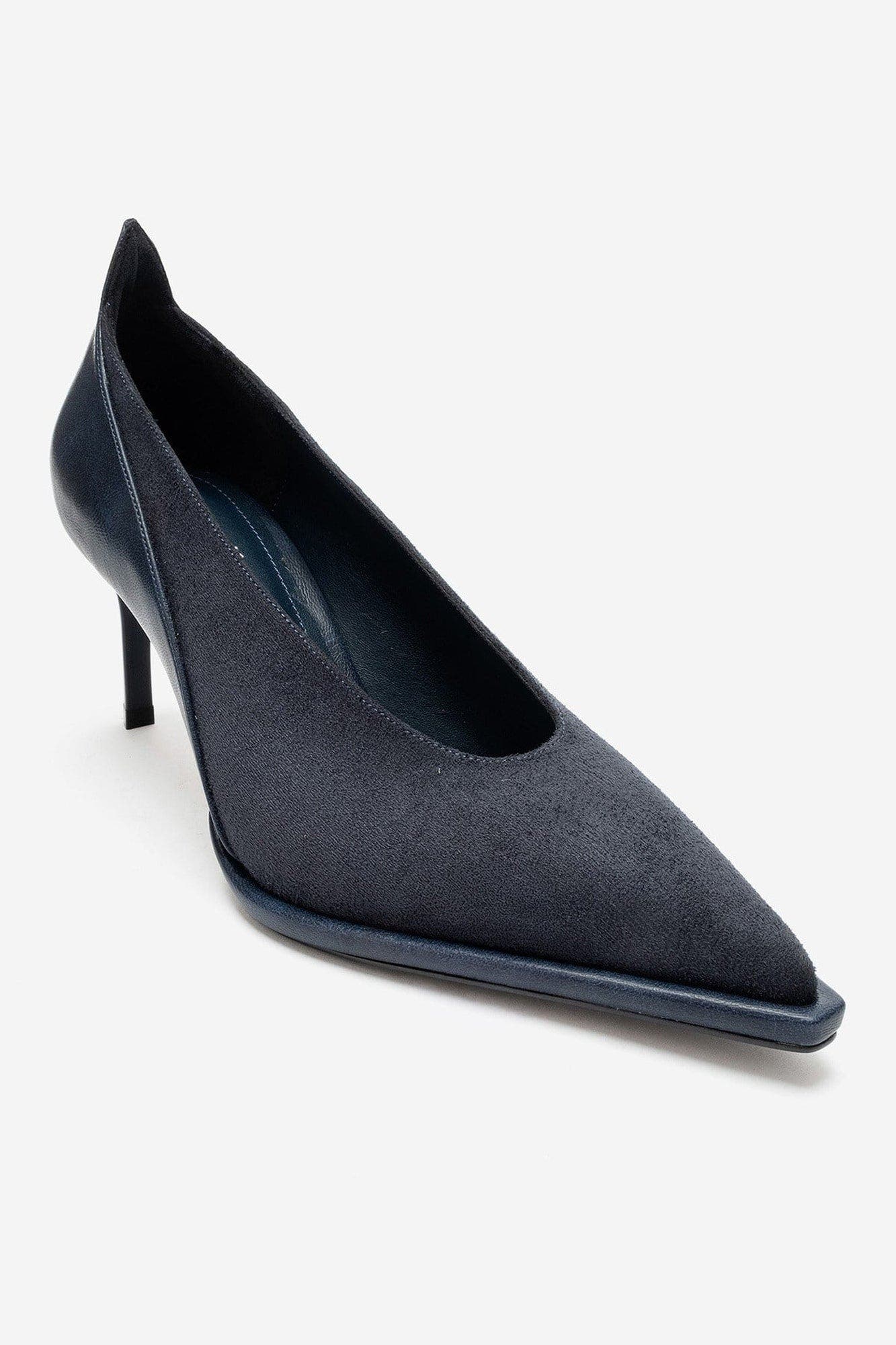 Navy Suede
