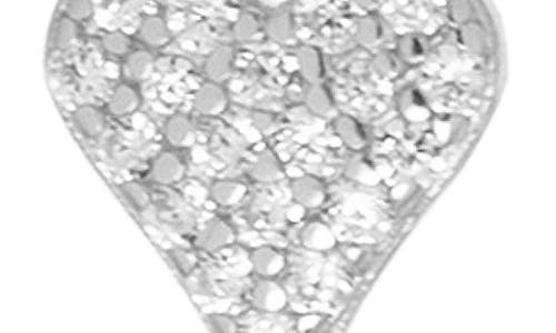 Shop Marlyn Schiff Pavé Heart Stud Earrings