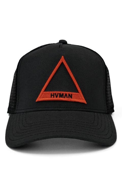 Triangle Logo Mesh Trucker Hat