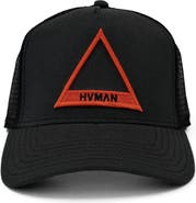 HVMAN Triangle Logo Mesh Trucker Hat