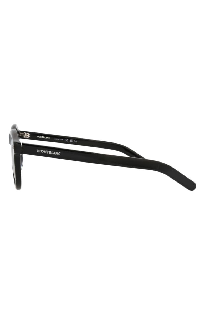 Montblanc 49mm Round Sunglasses, Alternate, color, 