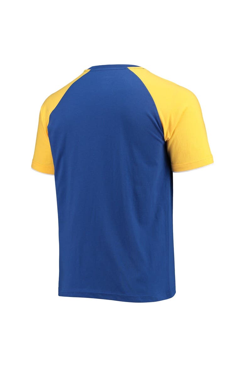 Men's Starter Royal/Gold Chase Elliott The Catcher Raglan T-Shirt, Alternate, color, Royal