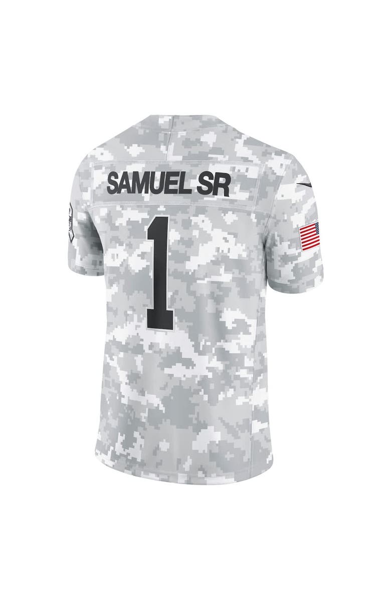 Nike Men's Nike Deebo Samuel Sr Arctic Camo San Francisco 49ers 2024 Salute to Service Limited Jersey, Alternate, color, 