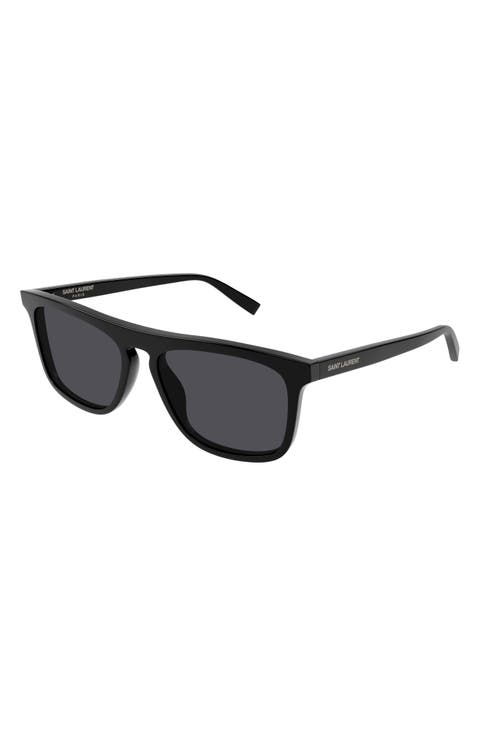 56mm Polarized Square Sunglasses