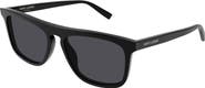 Saint Laurent 56mm Polarized Square Sunglasses