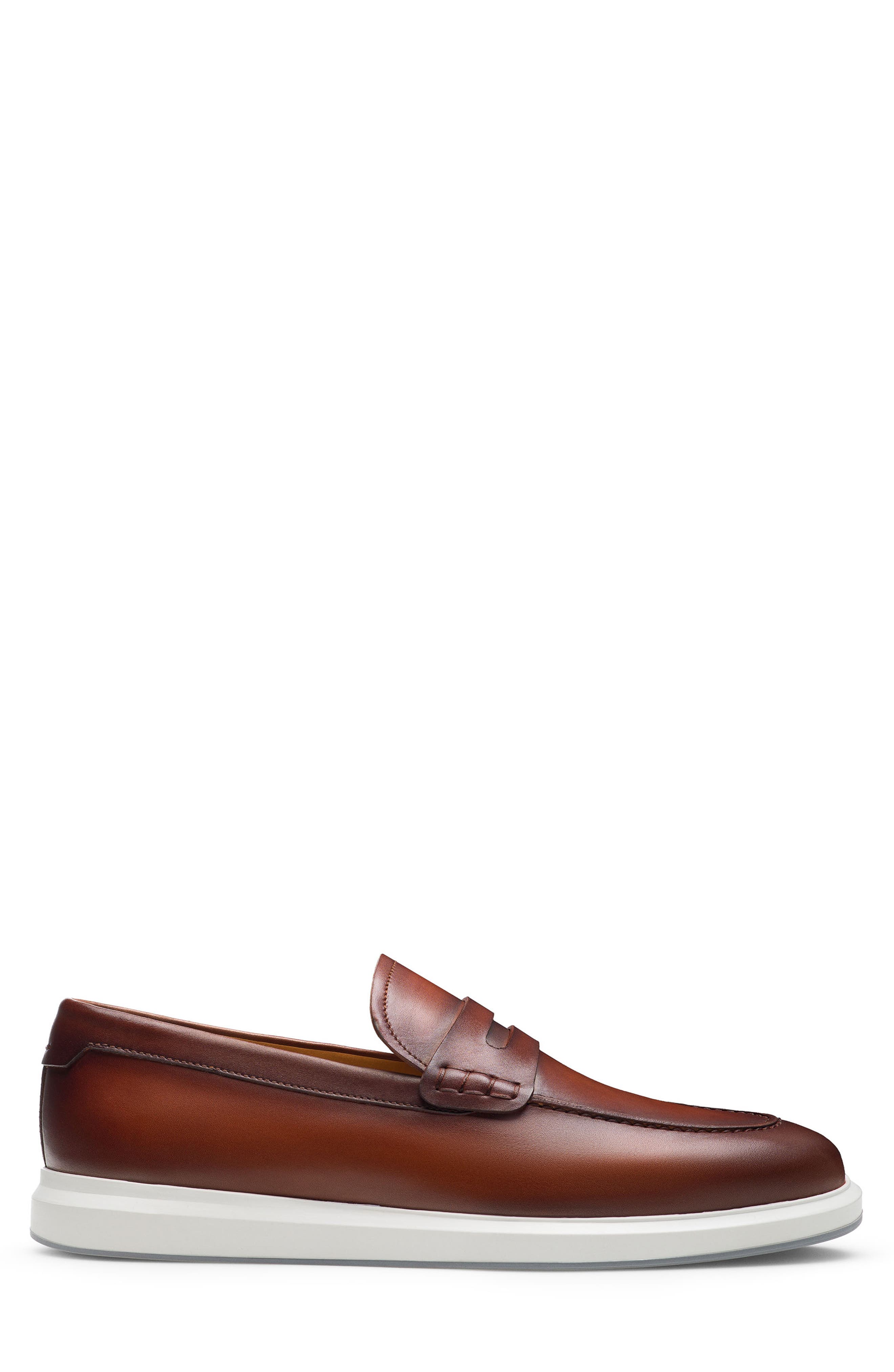 Magnanni Orion Penny Loafer, Alternate, color, Cognac