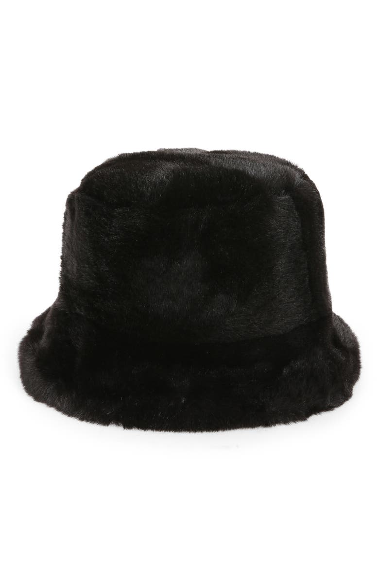 Apparis Gilly Koba Faux Fur Bucket Hat, Alternate, color,