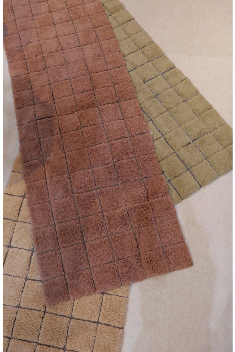 WoolableMosaic Washable Wool Rug, Alternate, color, QUARTZ