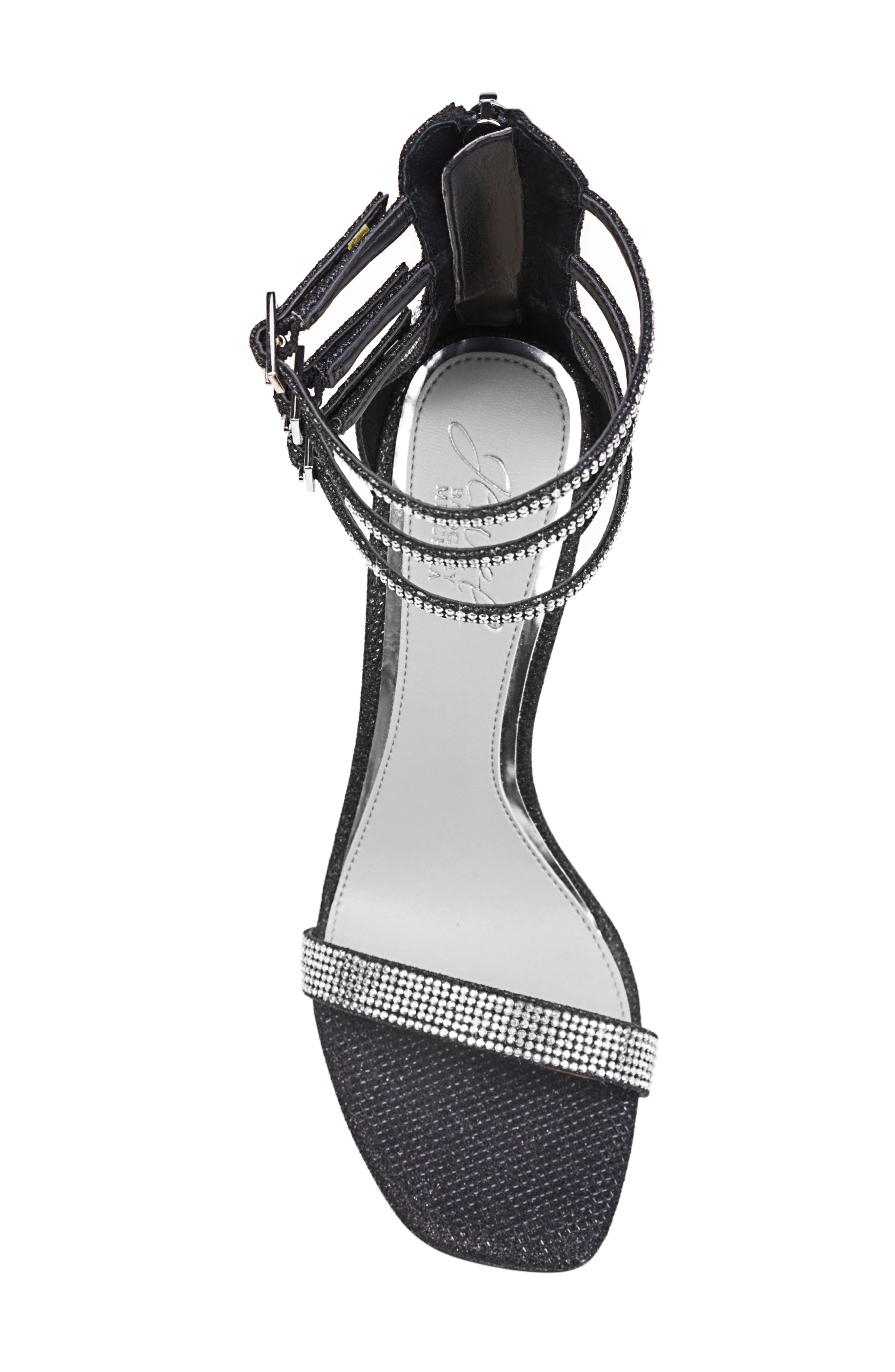 Jewel Badgley Mischka Regina Ankle Strap Sandal, Alternate, color, 