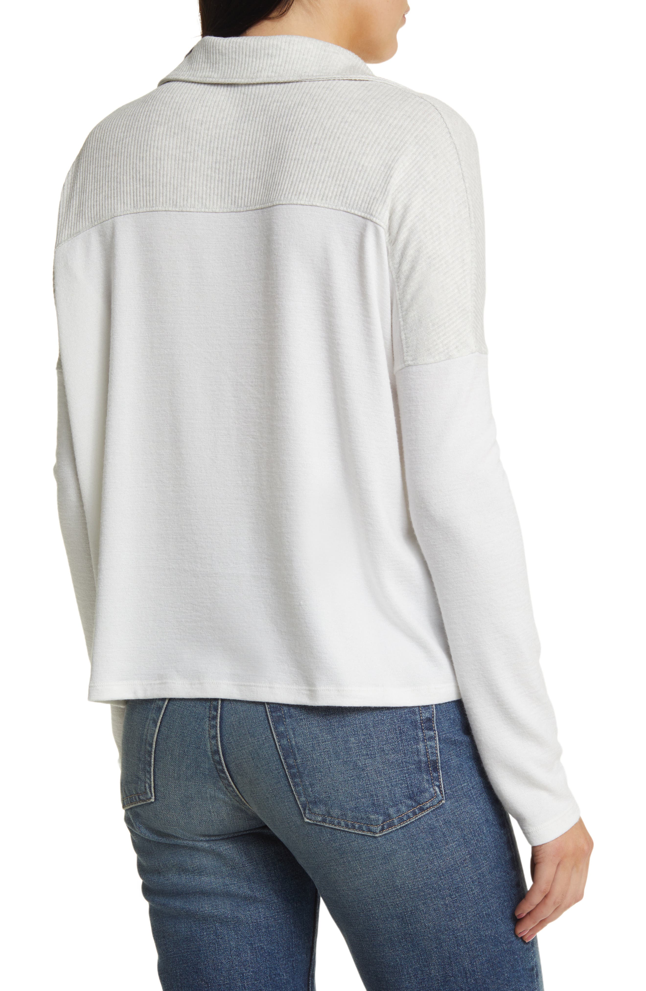 The Long Sleeve Knit Zip Polo - image 2