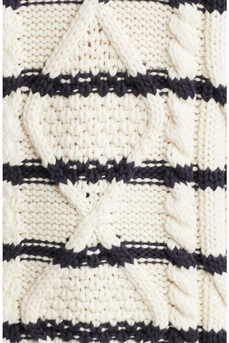 Fodela Cable Cotton & Virgin Wool Sweater, Alternate, color, OPEN MISC
