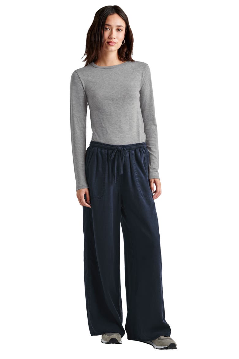 Eva Slub Top, Alternate, color, HEATHER GREY