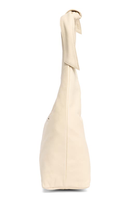 Vince Camuto Elice Leather Hobo Bag In Natural