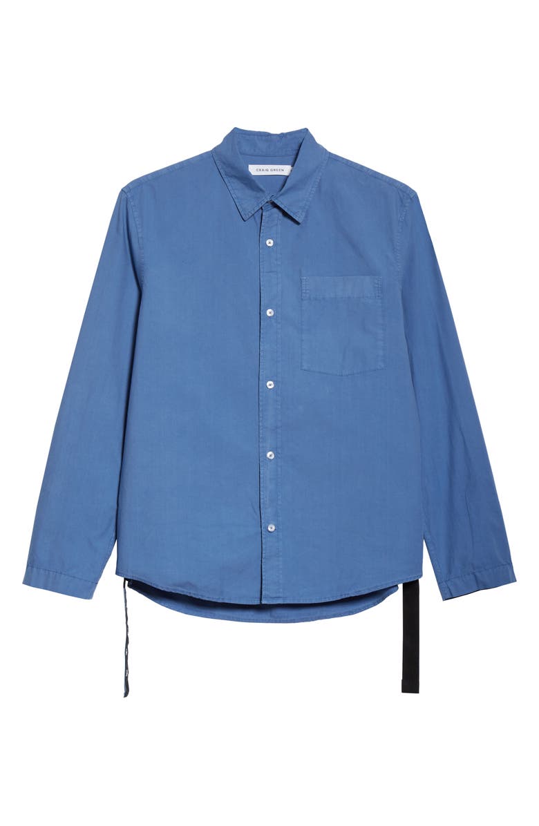 Craig Green Button-Up Cotton Work Shirt, Alternate, color, 