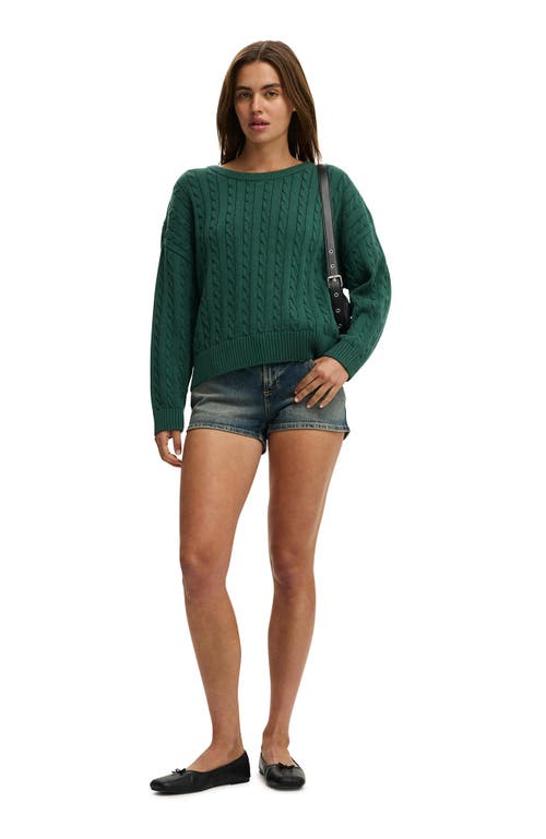 Cotton On Cotton Crew Neck Sweater In Metallic