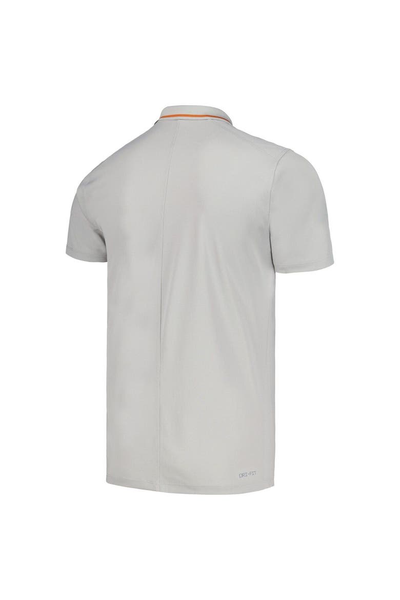 Men's Nike Gray Texas Longhorns 2023 Coaches Performance Polo, Alternate, color, Gray