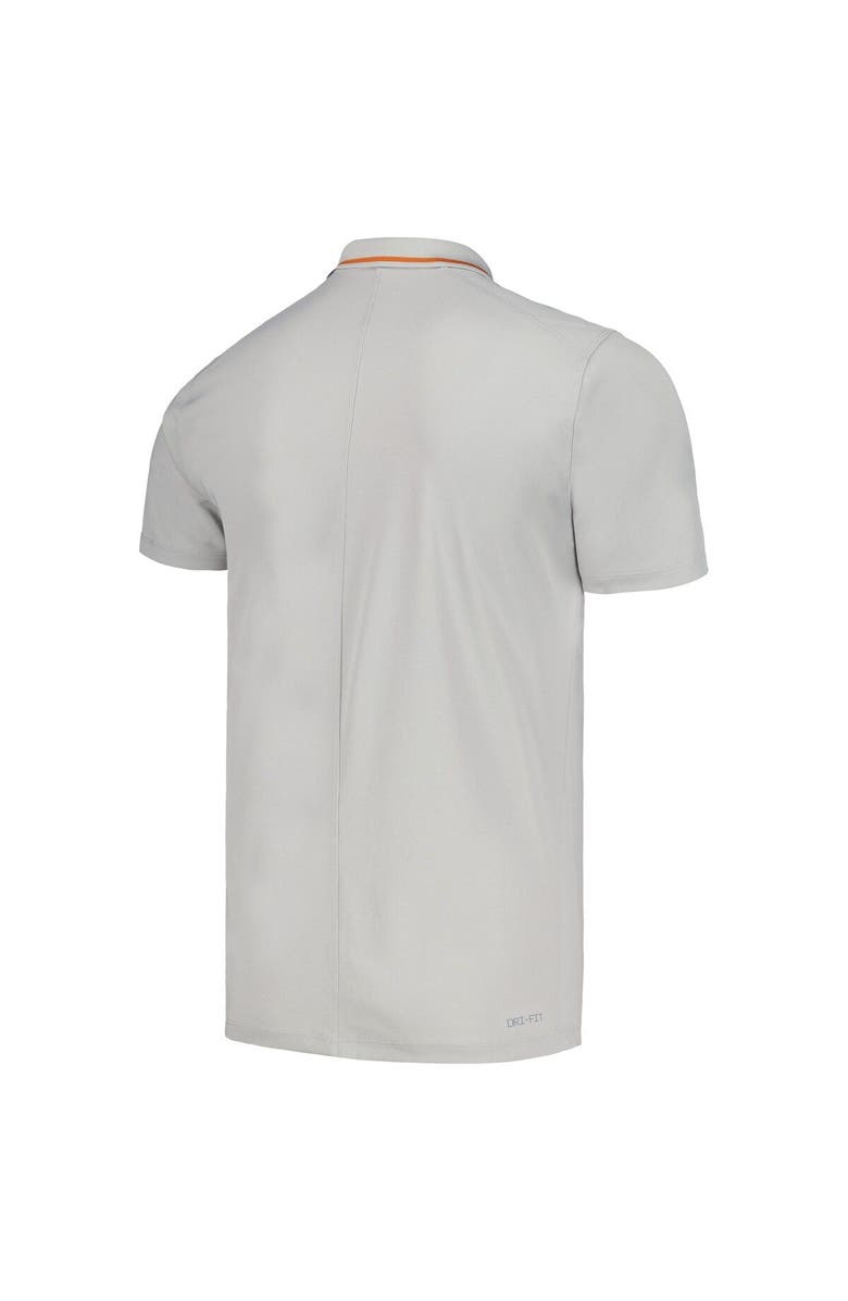 Nike Men's Nike Gray Texas Longhorns 2023 Coaches Performance Polo, Alternate, color,