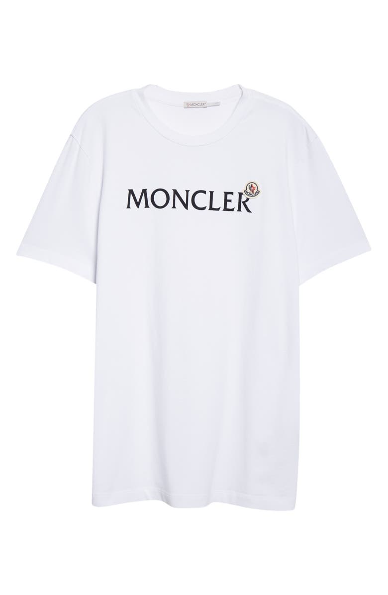 Moncler Men's Logo Graphic Tee, Alternate, color, 