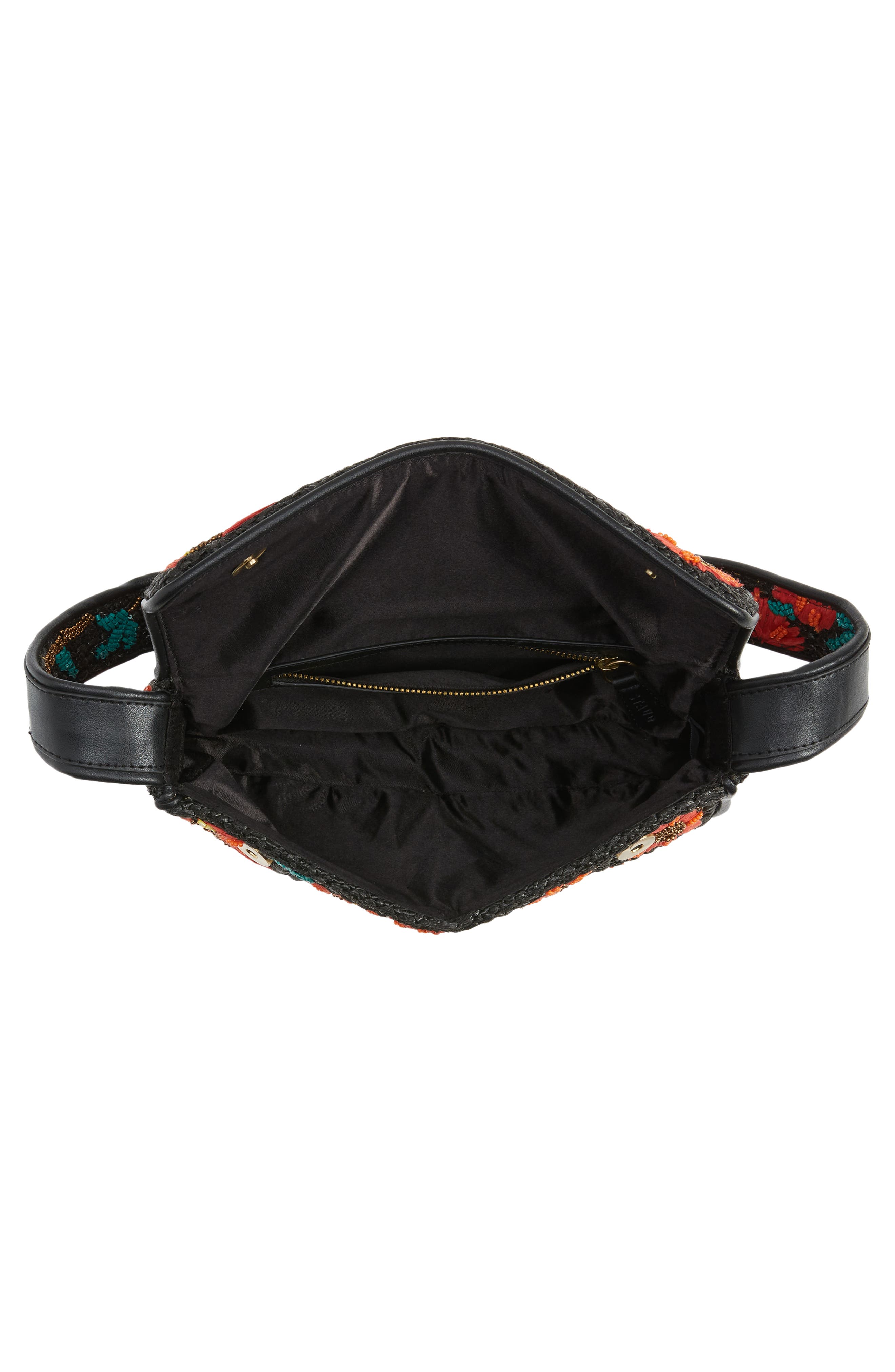 STAUD Tommy Beaded Raffia Handbag, Alternate, color, 