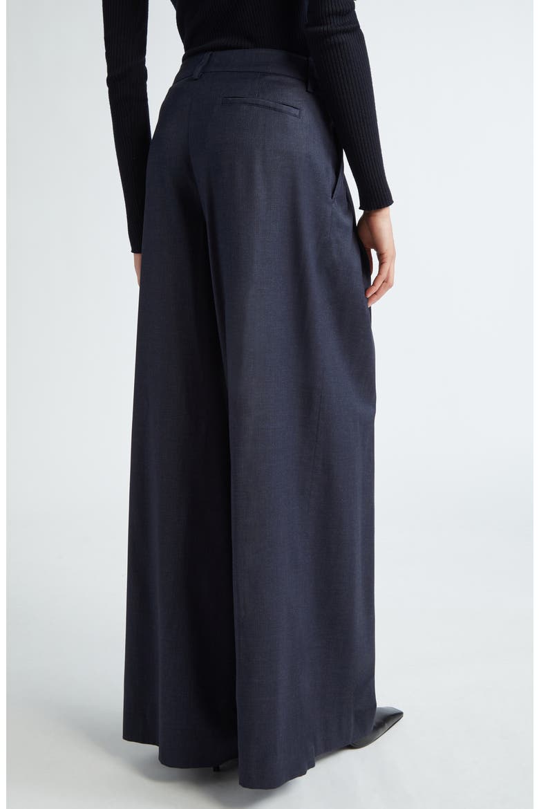 New Didi Wide Leg Wool Blend Pants, Alternate, color, INDIGO / CHARCOAL